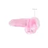 RealRock - realistische dildo - transparant roze - 19 cm