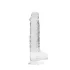 RealRock - realistische dildo - transparant - 19cm