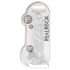 REALROCK - transparante realistische dildo - doorzichtig (22 cm)