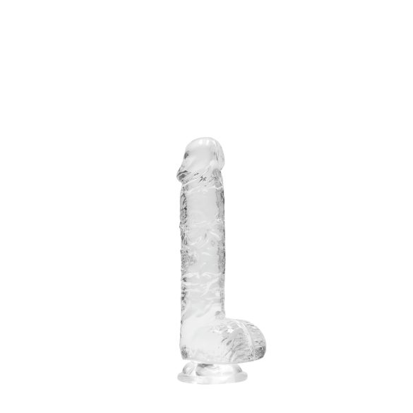 REALROCK - transparante realistische dildo - transparant (15cm)