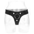 RealRock - elastische slip - voor strap-on harnas - zwart