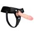 RealRock - elastische slip - voor strap-on harnas - zwart