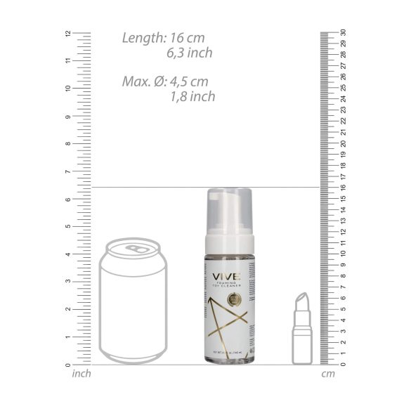 Vive - seksspeeltje reinigingsschuim - 140ml