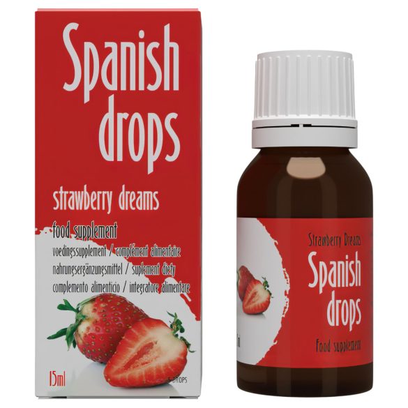 Cobeco Spaanse Druppels - lustopwekkende druppels - aardbei (15ml)