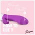 Teazers - clitoris vibrator met hendel (paars)