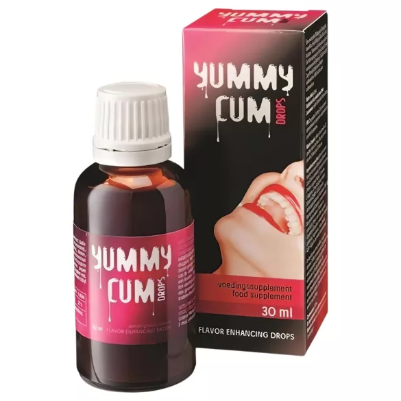 Yummy Cum Drops - voedingssupplement druppels voor mannen - 30ml