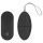 Easytoys - 7-ritmes draadloze vibratie-ei (zwart)