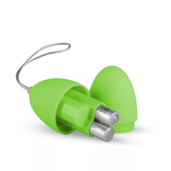 Easytoys - Groene vibrerend ei met 7 ritmes en draadloze bediening