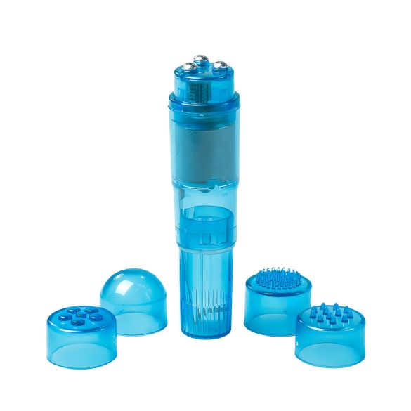 Easytoys Pocket Rocket - vibratorset - blauw (5-delig)