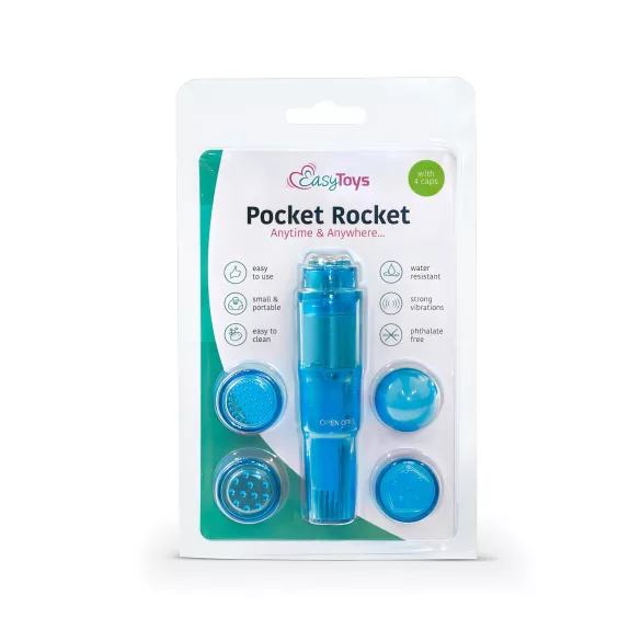 Easytoys - mini vibrator set - blauw - 5-delig