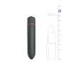 EasyToys Bullet - staafvibrator (zwart)