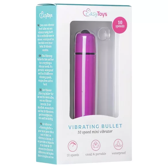 EasyToys Bullet - staafvibrator (paars)