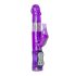 Easytoys Rabbit - draaiende parels & clitorisstimulator vibrator (paars)