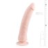 Easytoys - dildo met zuignap - siliconen - 21cm - huidkleur