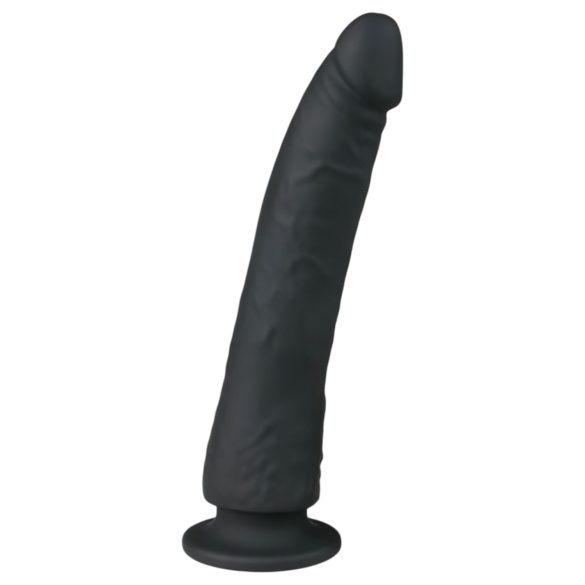 Easytoys - dildo met zuignap - siliconen - 21cm - zwart