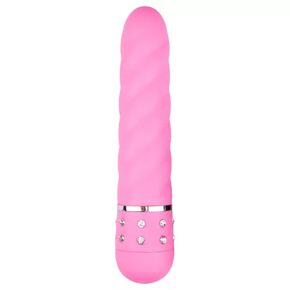 Easytoys Diamond - vibrator staaf getwist - siliconen pink