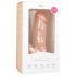 Easytoys - zuignap dildo met ballen (17,5cm) - natuurlijk