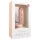 Easytoys - dildo met zuignap en ballen - 22,5 cm - huidkleurig