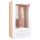 Easytoys – grote dildo met zuignap en ballen (29,5 cm) - huidkleurig