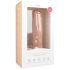 Easytoys – grote dildo met zuignap en ballen (29,5 cm) - huidkleurig