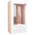 Easytoys - dildo met zuignap en ballen - groot - 29,5 cm - huidkleur