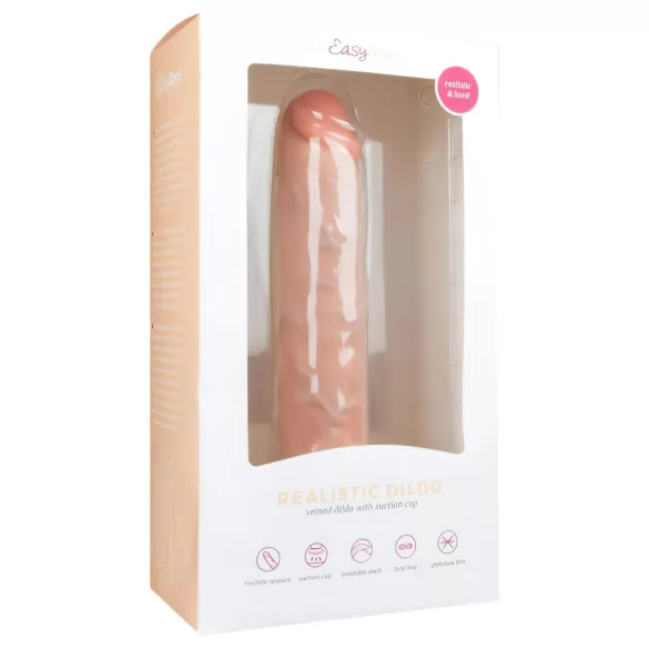 Easytoys - dildo met zuignap - extra groot 28,5cm - huidkleur