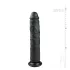Easytoys - dildo met zuignap - extra groot 28,5cm - zwart