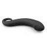 EasyToys - anaal dildo gebogen - siliconen - zwart
