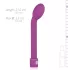 Easytoys Slim - G-punt vibrator - smal - siliconen - paars