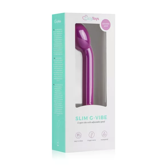 Easytoys Slim - G-punt vibrator - smal - siliconen - paars