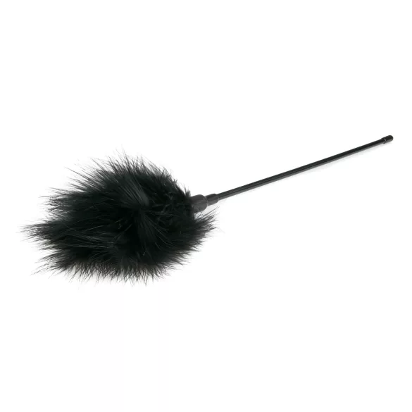 Easytoys - plumeau tikkelaar - lang - zwart