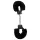 Easytoys - pluche handboeien - zwart