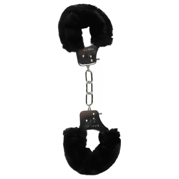 Easytoys - pluche handboeien - zwart