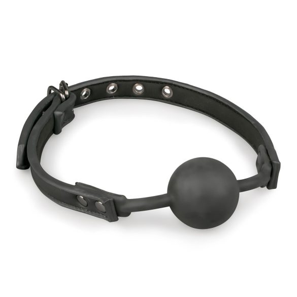 Easytoys - siliconen ballgag - zwart