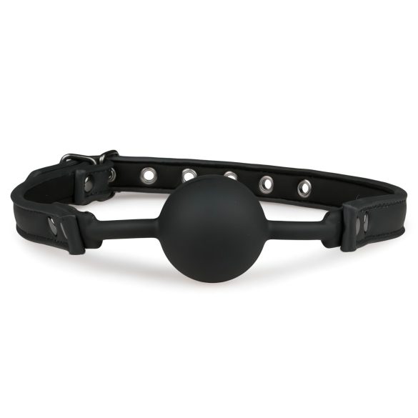 Easytoys - siliconen ballgag - zwart