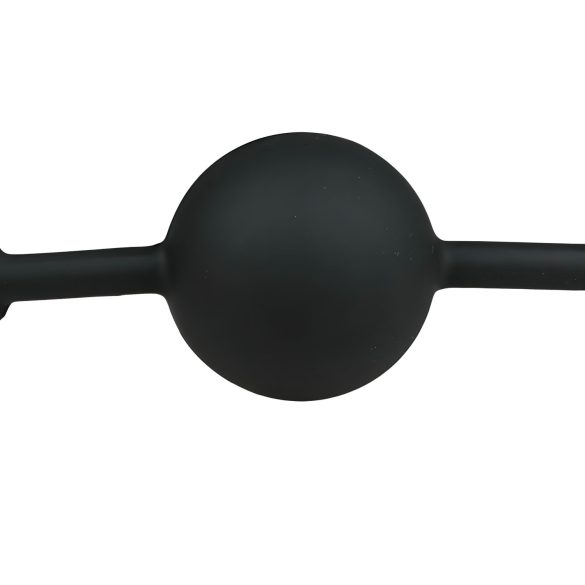 Easytoys - siliconen ballgag - zwart