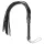 Easytoys - flogger zweep - zacht kunstleer - zwart