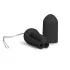 EasyToys - draagbaar vibrerend eitje met afstandsbediening (zwart)
