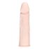 Flesh - natuurlijke penismantel verlenger - 18 cm