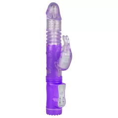   Easytoys Bunny - rabbit vibrator - roterend en stotend - siliconen paars