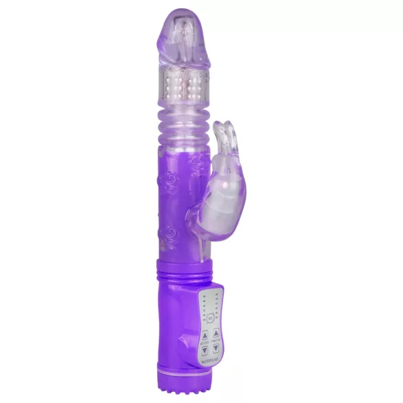 EasyToys Bunny - stotende/roterende vibrator (paars)
