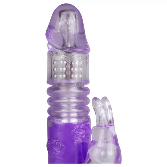 EasyToys Bunny - stotende/roterende vibrator (paars)