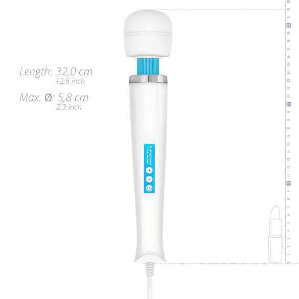MyMagicWand - krachtige massagevibrator (wit-blauw)