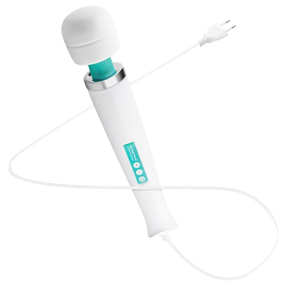 MyMagicWand - krachtige massage vibrator - wit/turquoise