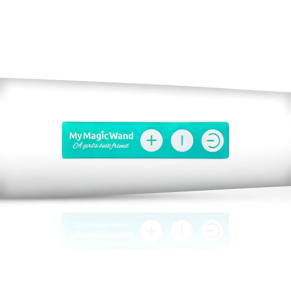 MyMagicWand - krachtige massage vibrator - wit/turquoise