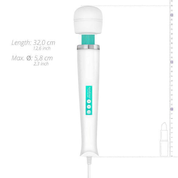 MyMagicWand - krachtige massage vibrator - wit/turquoise