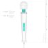 MyMagicWand - krachtige massage vibrator - wit/turquoise