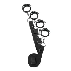 Easytoys - bed bondage set - verstelbaar - zwart