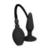 MenzStuff L - Opblaasbare Anale Plug - Zwart (Groot)