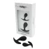 Rimba Copenhagen - anaal plug set (zwart, 2 stuks)